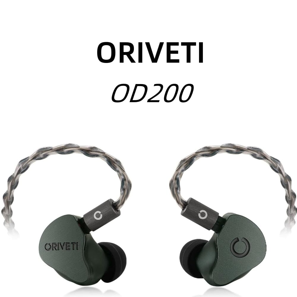 ORIVETI OD200 Single Be-Coated 9.8mm Dynamic Driver HiFi IEMs HiFiGo OD200- Green 