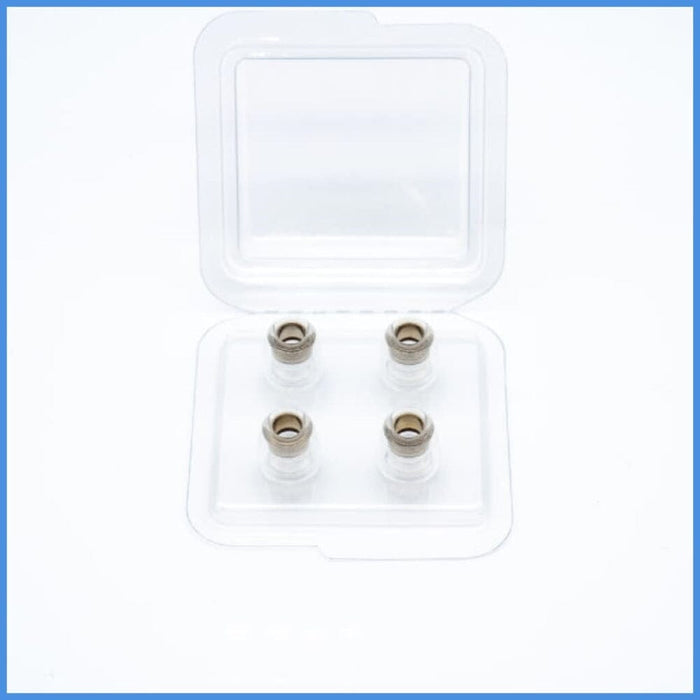 Pentaconn Coreir Brass Metal Core Eartips For 4.5-5.5mm Nozzle HiFiGo Coreir Black-S(2 Pairs) 