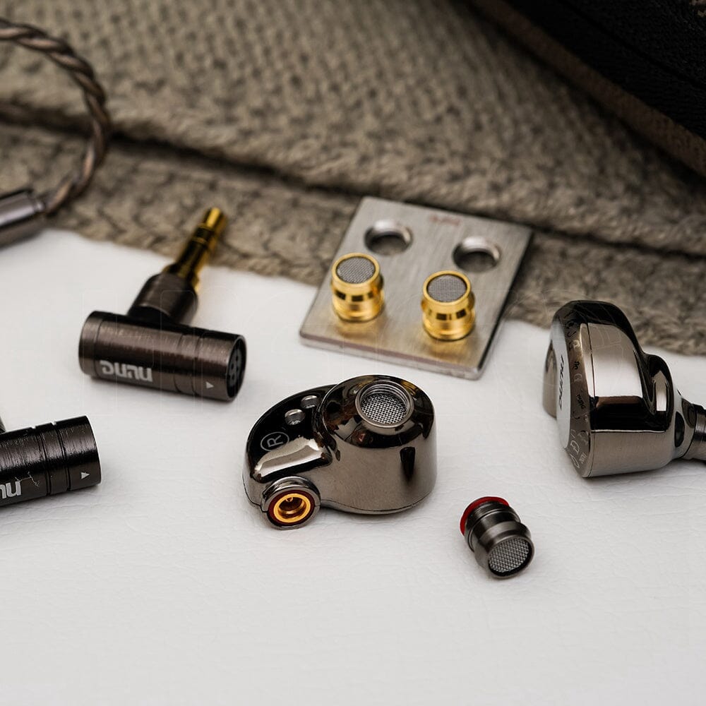 Pre-Order DUNU Falcon Ultra Titanium Grey Loong Year Edition Dynamic Driver IEMs HiFiGo 
