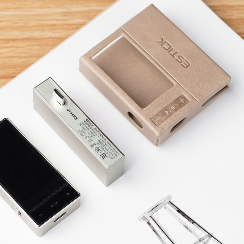 Pre Order FiiO ESTICK Mini Power Bank for KA17/QX13 FiiO Estick Titanium with Yellow case (for QX13) 