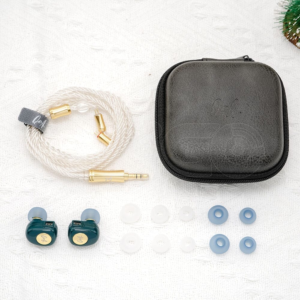 QoA Gimlet 10mm Dynamic Driver In-Ear Monitors Earphone IEMs Earphone HiFiGo 