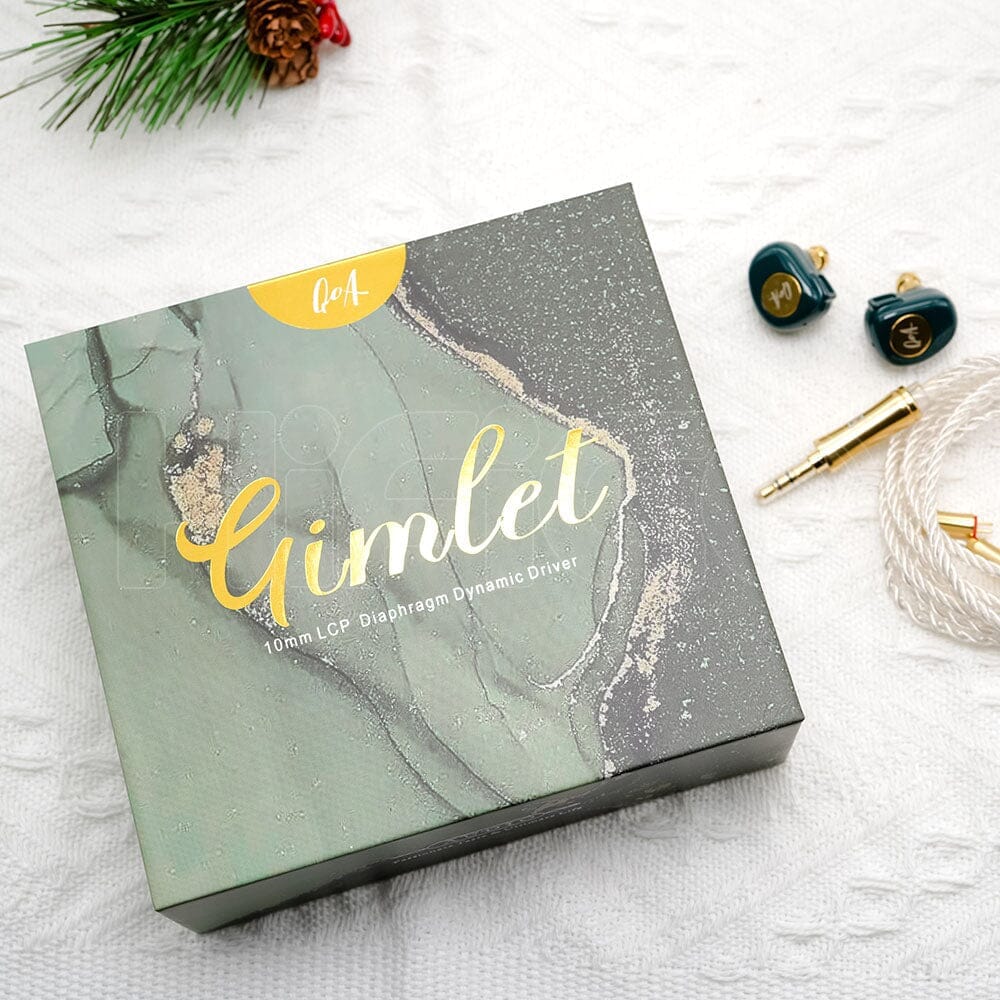 QoA Gimlet 10mm Dynamic Driver In-Ear Monitors Earphone IEMs Earphone HiFiGo 