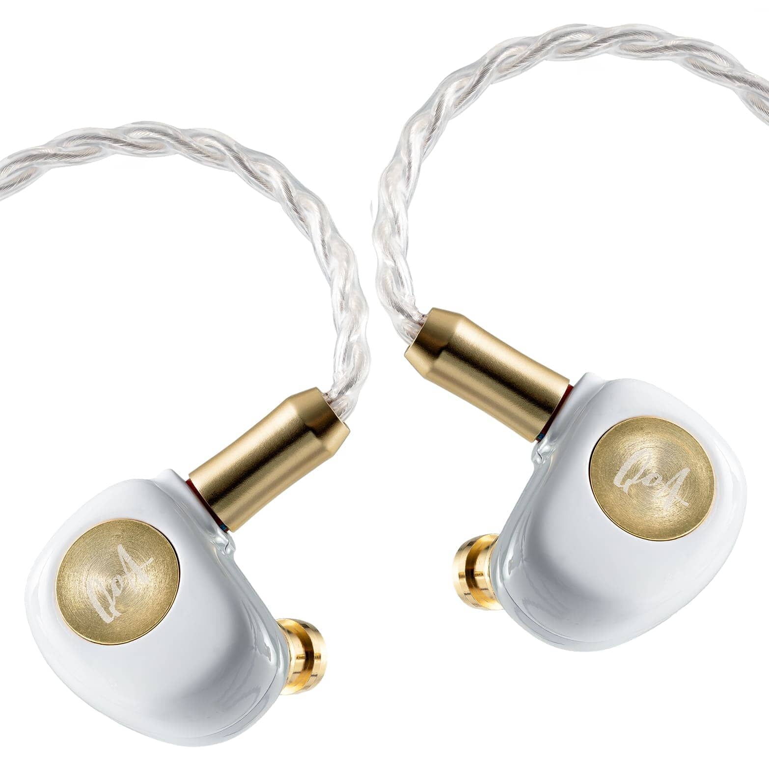QoA Gimlet 10mm Dynamic Driver In-Ear Monitors Earphone IEMs Earphone HiFiGo White 