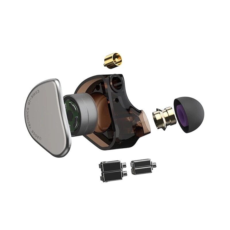 Rose Technics QT9-MK3 1DD + 4BA Hybrid In-Ear HiFi Headphones
