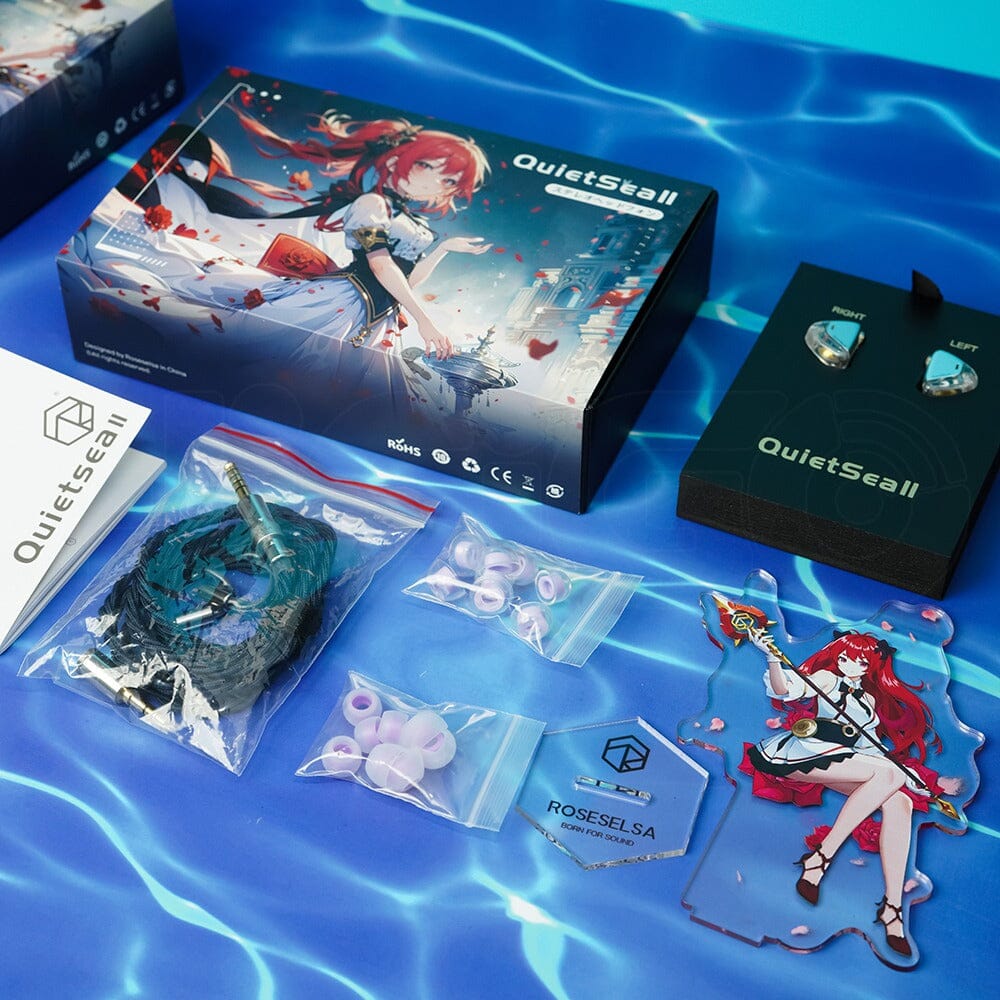 ROSESELSA QuietSea II / QuietSea 2 10mm Dynamic Driver IEMs HiFiGo 