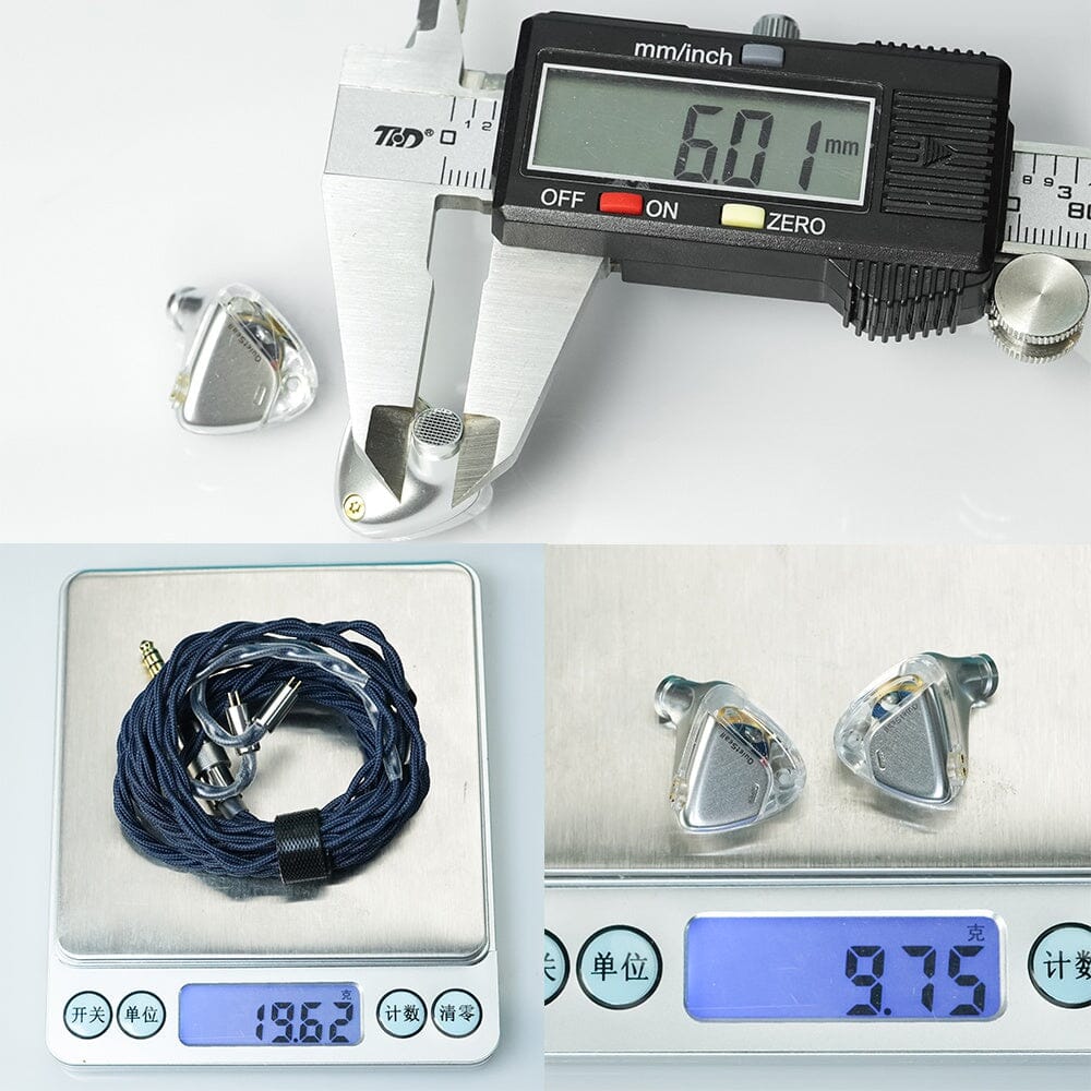 ROSESELSA QuietSea II / QuietSea 2 10mm Dynamic Driver IEMs HiFiGo 