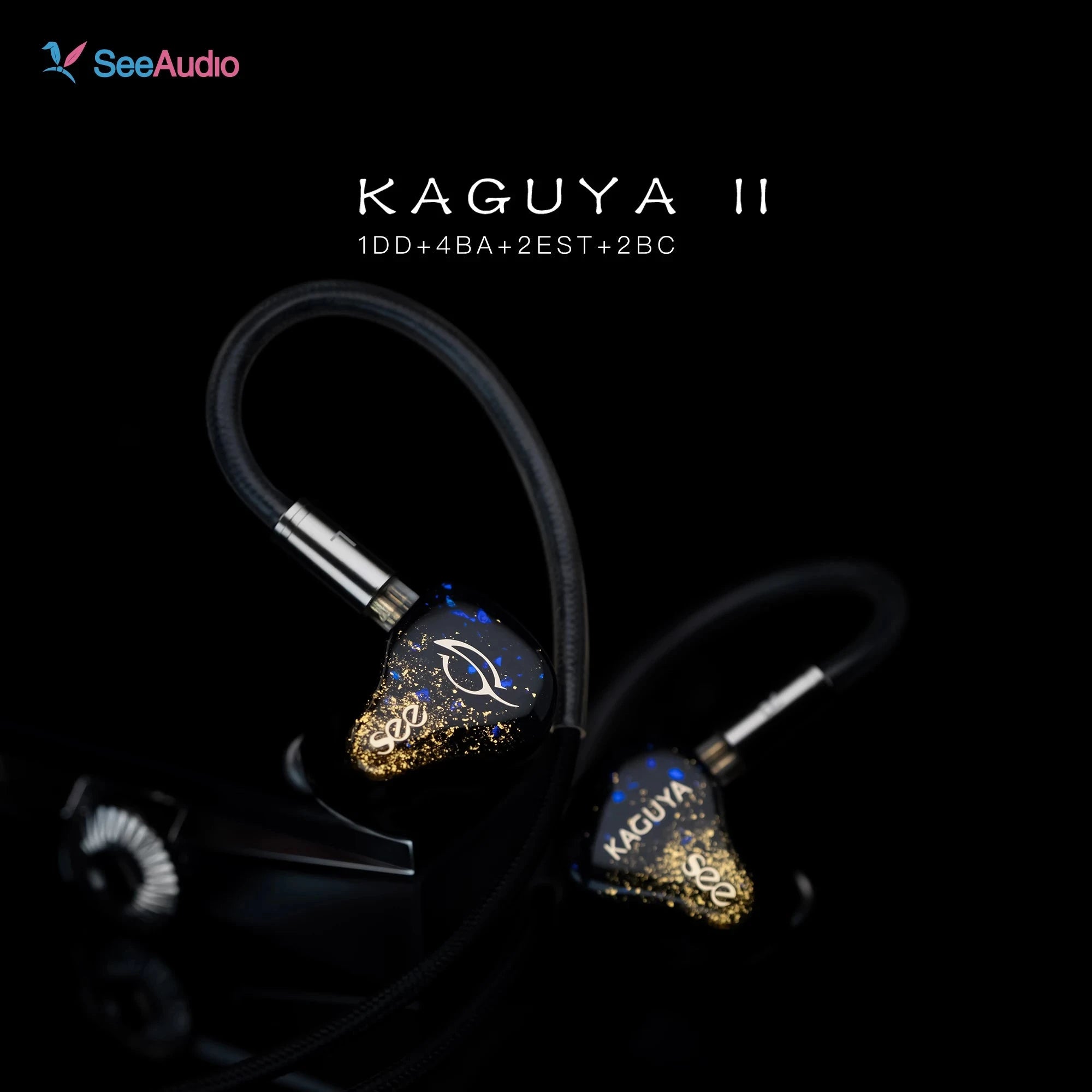 SeeAudio KAGUYA II / KAGUYA 2 1DD+4BA+2BC+2EST IEMs HiFiGo 