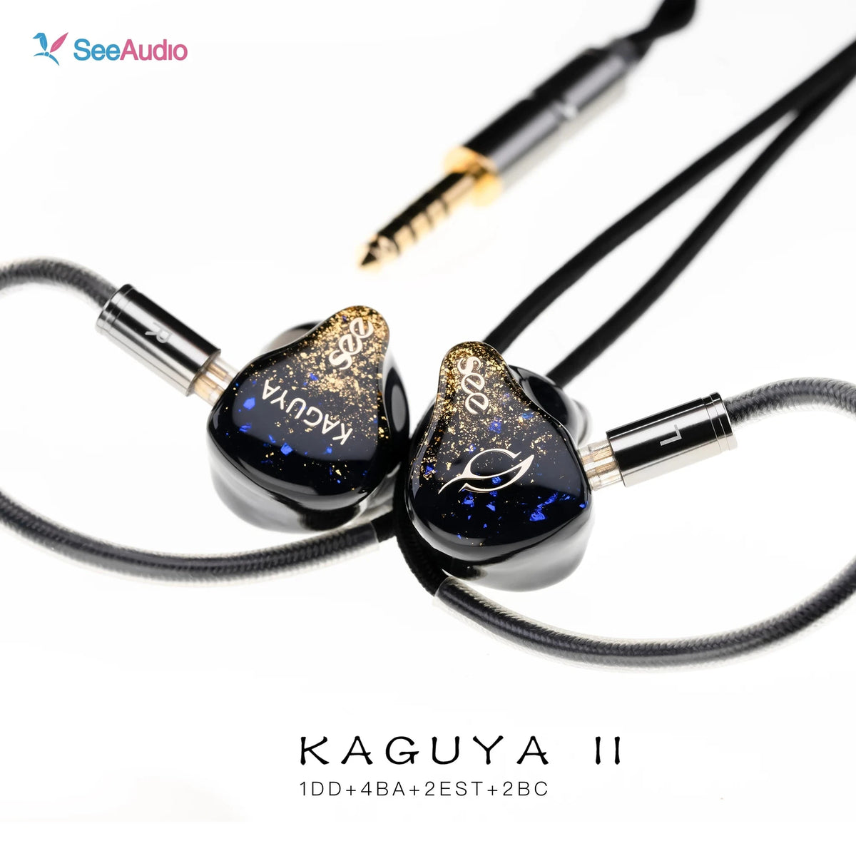SeeAudio KAGUYA II / KAGUYA 2 1DD+4BA+2BC+2EST IEMs SeeAudio KAGUYA II / KAGUYA 2 1DD+4BA+2BC+2EST IEMs