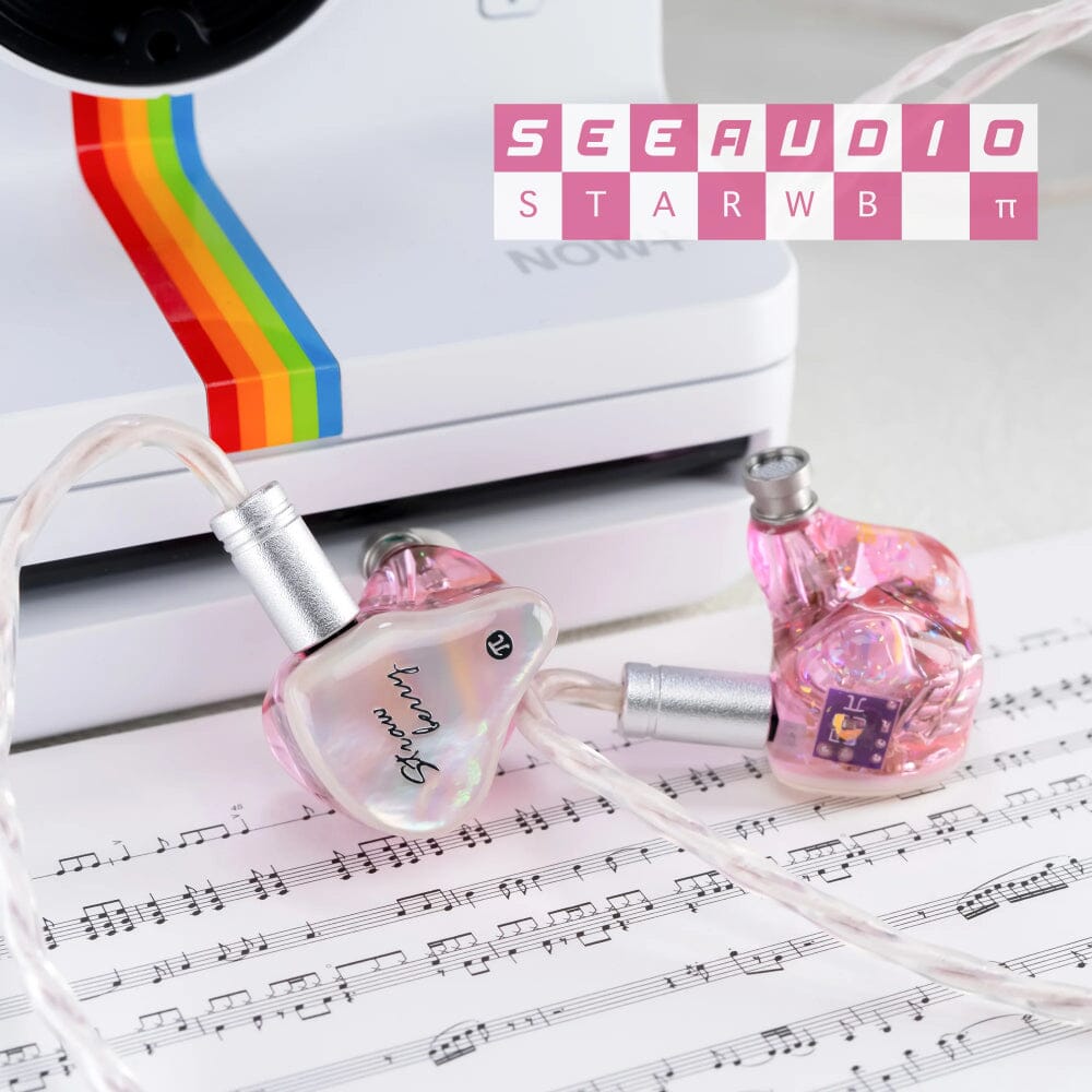 SeeAudio Strawberry π 6BA Drivers In-Ear Earphone HiFiGo 