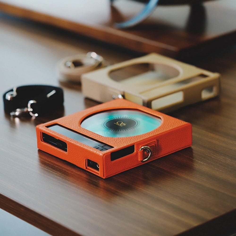 SHANLING EC ZERO T R2R Tube Portable CD Player HiFiGo EC ZeroT-EU Plug with Orange Case 