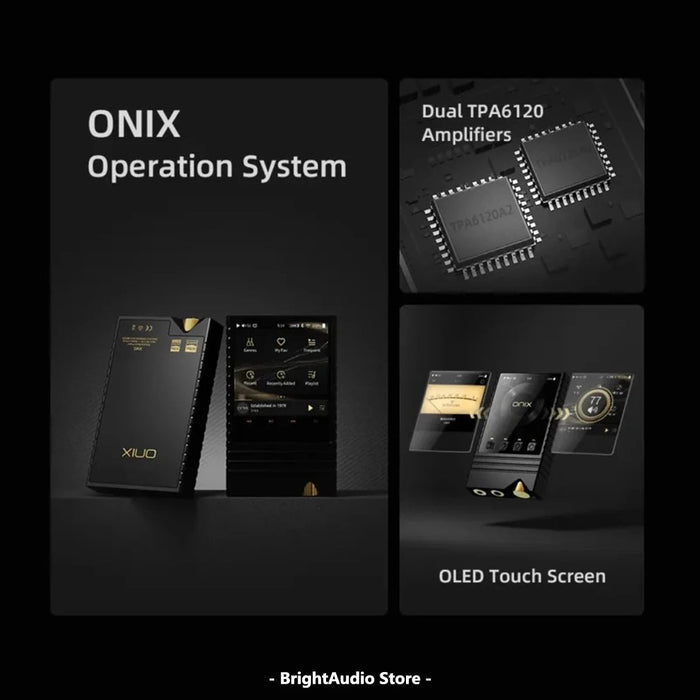 SHANLING ONIX Overture XM5 ES9039PRO Dual TPA6120 Bluetooth Portable Music Player HiFiGo 