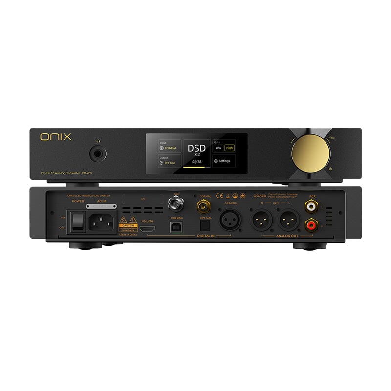 SHANLING ONIX XDA20 Dual ES9039PRO Desktop DAC & Headphone Amplifier HiFiGo XDA20 