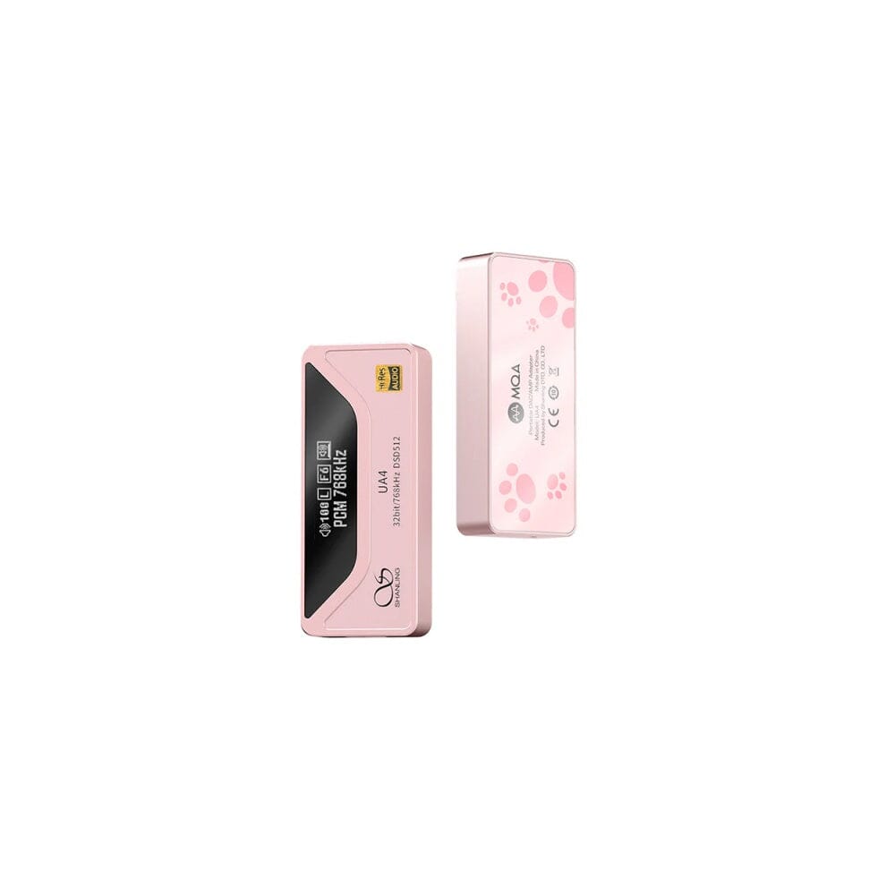 SHANLING UA4 Portable Balanced ES9069Q High-End DAC Chip Headphone AMP HiFiGo UA4 Pink 