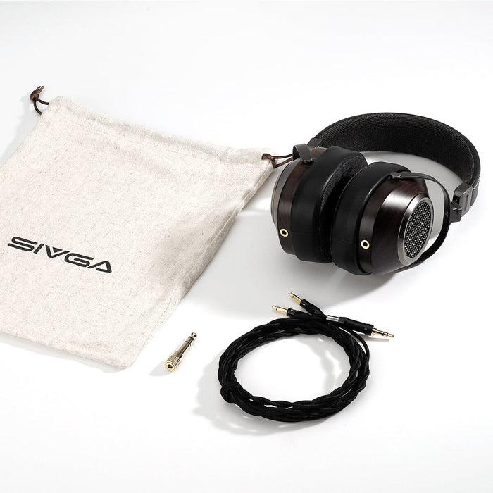 SIVGA ANSER 50mm Dynamic Drivers Open-Back Wood Headphone HiFiGo 