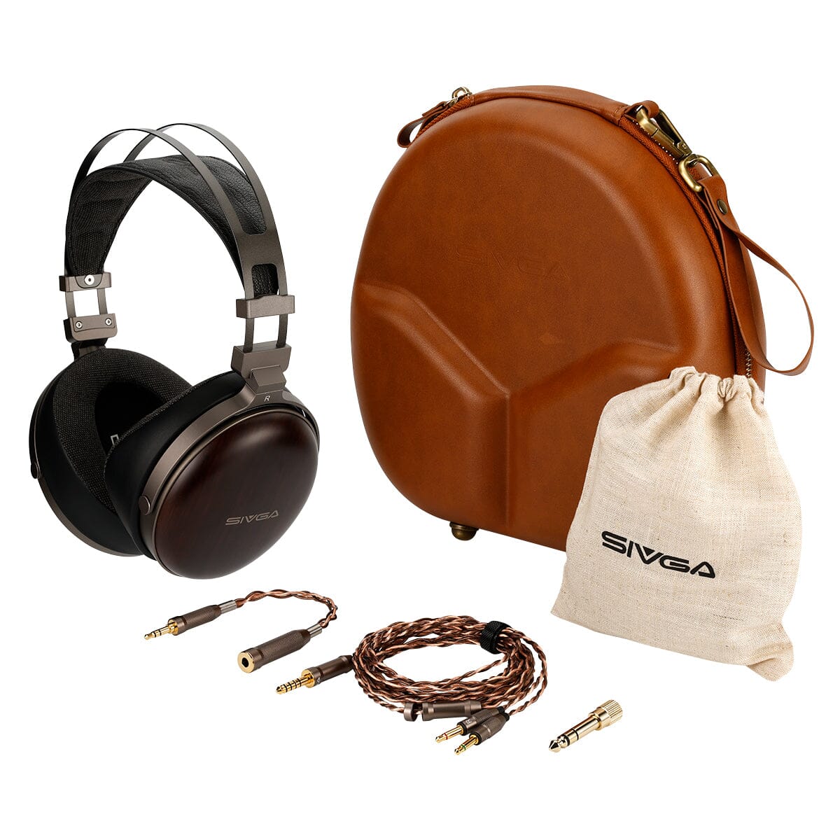 Sivga Peng 50mm Dynamic Driver Closed-Back Wood Headphone