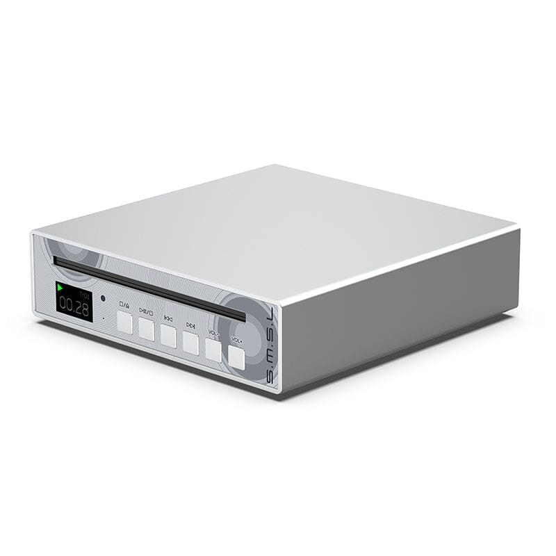 S.M.S.L CD PLAYER PL１００　シルバー SMSL PL100 CS43131 MQA RCA Optical CD Player