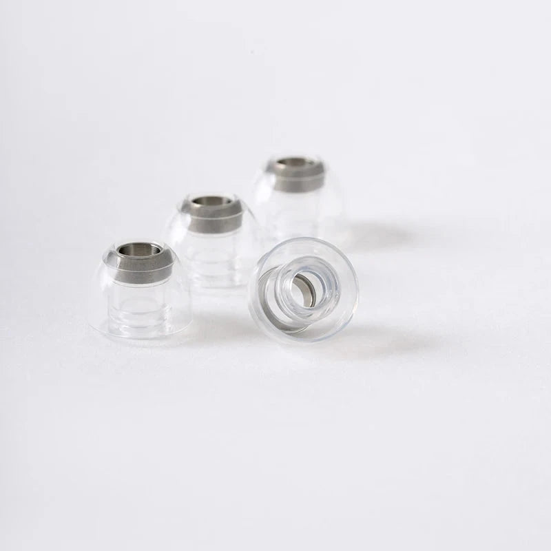 Softears UT Titanium Alloy Liquid Silicone Eartips For 4.6mm–7mm Nozzle HiFiGo 