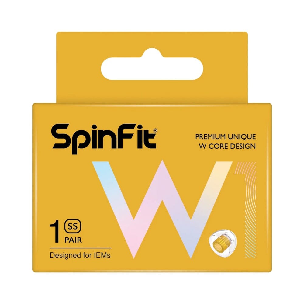 SpinFit W1 Silicone Eartips For 5mm-6mm Nozzle Spinfit SS 1Pair 
