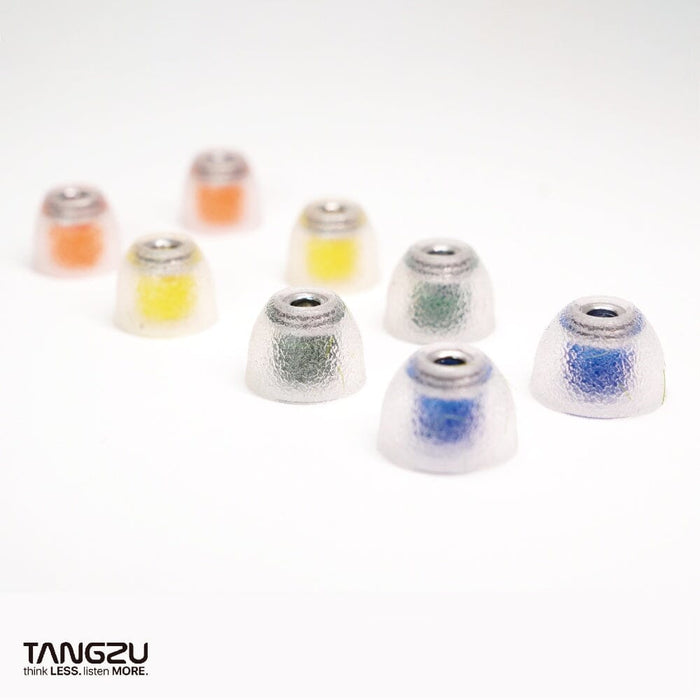 TANGZU Tang Sancai Noble Liquid Silicone Eartips For 4mm–6mm Nozzle HiFiGo Noble-Mix Colors(4 Pairs) 