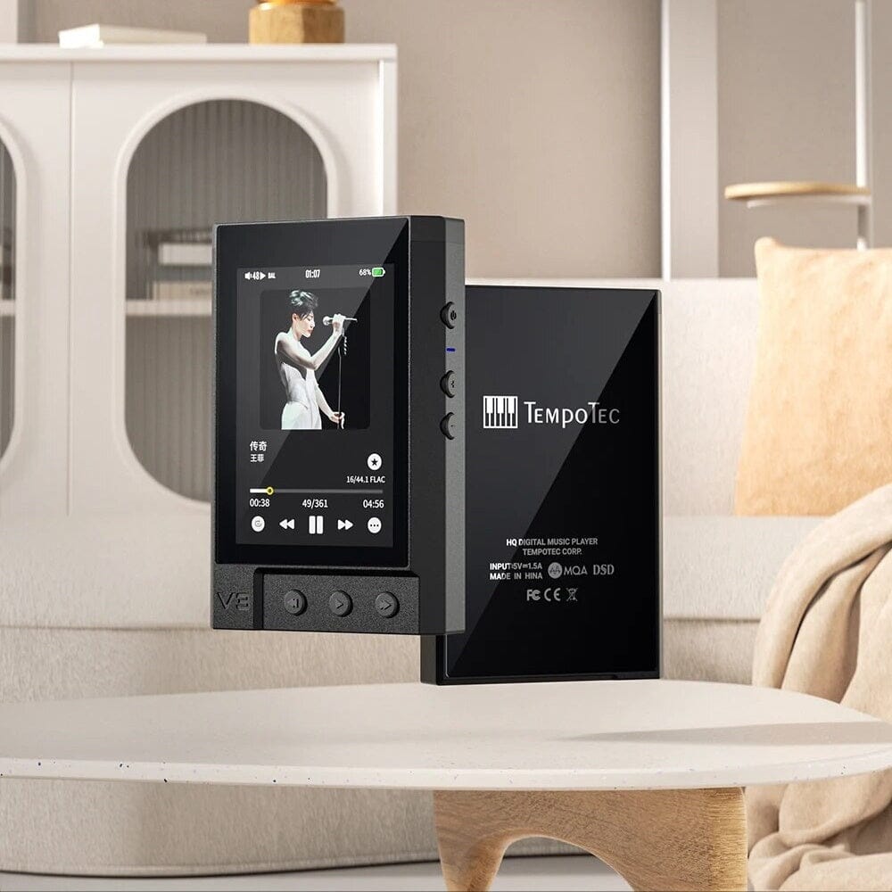 TempoTec V3 Dual AK4493SEQ Fully Balanced MP3 Portable DAP HIFI Music Player HiFiGo 