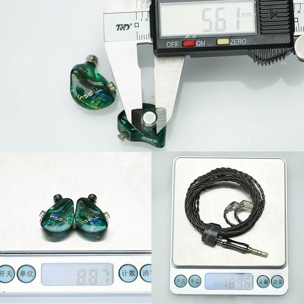 TIPSY M3 3 Dynamic Drivers In-Ear Earphone HiFiGo 