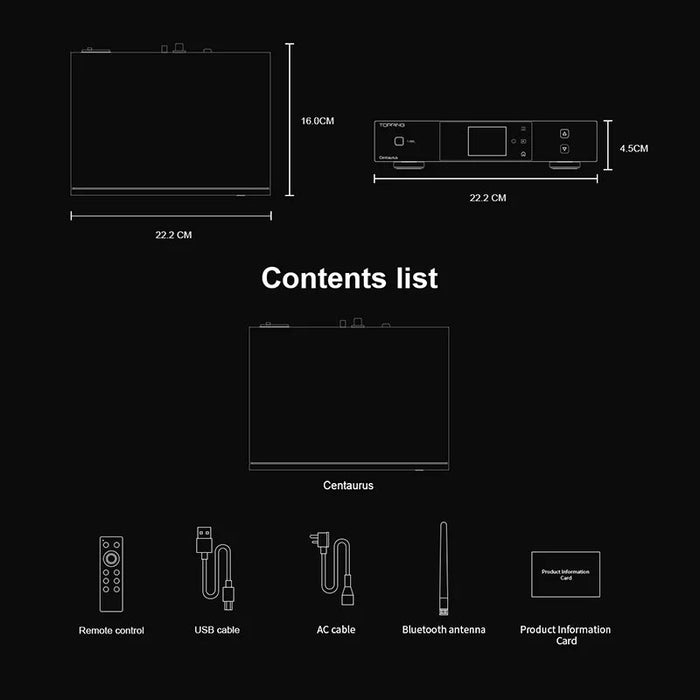 TOPPING Centaurus R2R Digital to Analog Convertor (DAC) HiFiGo 