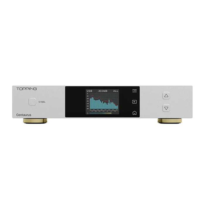 TOPPING Centaurus R2R Digital to Analog Convertor (DAC) HiFiGo Centaurus-Silver US plug 