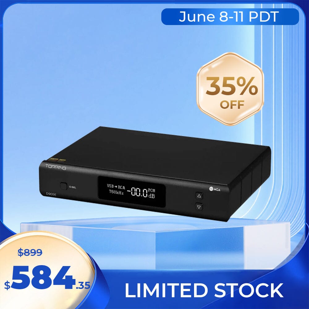 TOPPING D90SE MQA Bluetooth Full Balanced DAC TOPPING black 