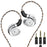 TRN Conch High-Performance DLC Diamond Diaphragm Dynamic In-Ear Monitors HiFiGo Conch-Silver 