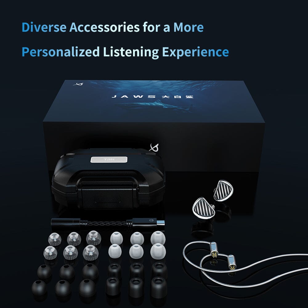 TRN JAWS 3DD+4BA+1PD Driver In-Ear Earphones HiFiGo 