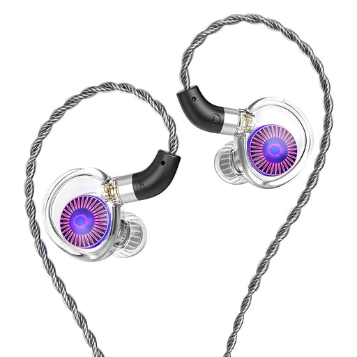 TRN Medusa 12mm 2rd-Gen DLC Dynamic Driver In-Ear Earphones HiFiGo Medusa Without Mic 