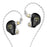 TRN ST7 2DD+5BA Hybrid In-Ear Earphones HiFiGo Black-3.5mm-No mic 
