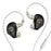 TRN ST7 2DD+5BA Hybrid In-Ear Earphones HiFiGo Black-3.5mm- With mic 