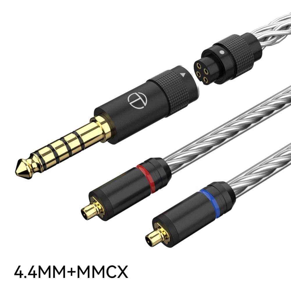 TRN T3 PRO 8 Core Pure Silver Upgraded Earphones Cable For TRN VX PRO BAX MT1 PRO HiFiGo 