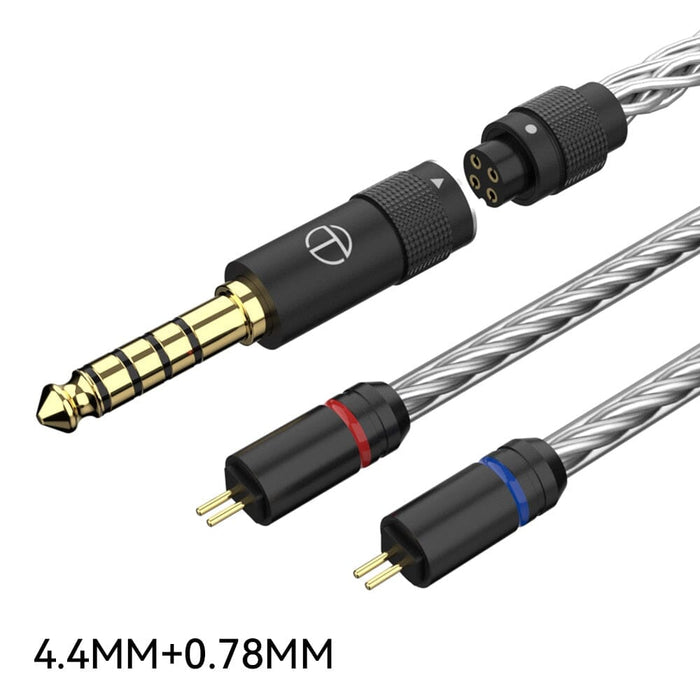 TRN T3 PRO 8 Core Pure Silver Upgraded Earphones Cable For TRN VX PRO BAX MT1 PRO HiFiGo T3PRO 4.4 0.78 