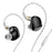 TRN VX Pro+ 1DD+8BA Hybrid In-Ear Earphones HiFiGo 3.5 Black-With mic 