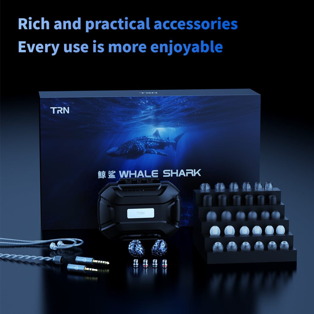 TRN Whale Shark 3DD+1 Planar Driver IEMs TRN 