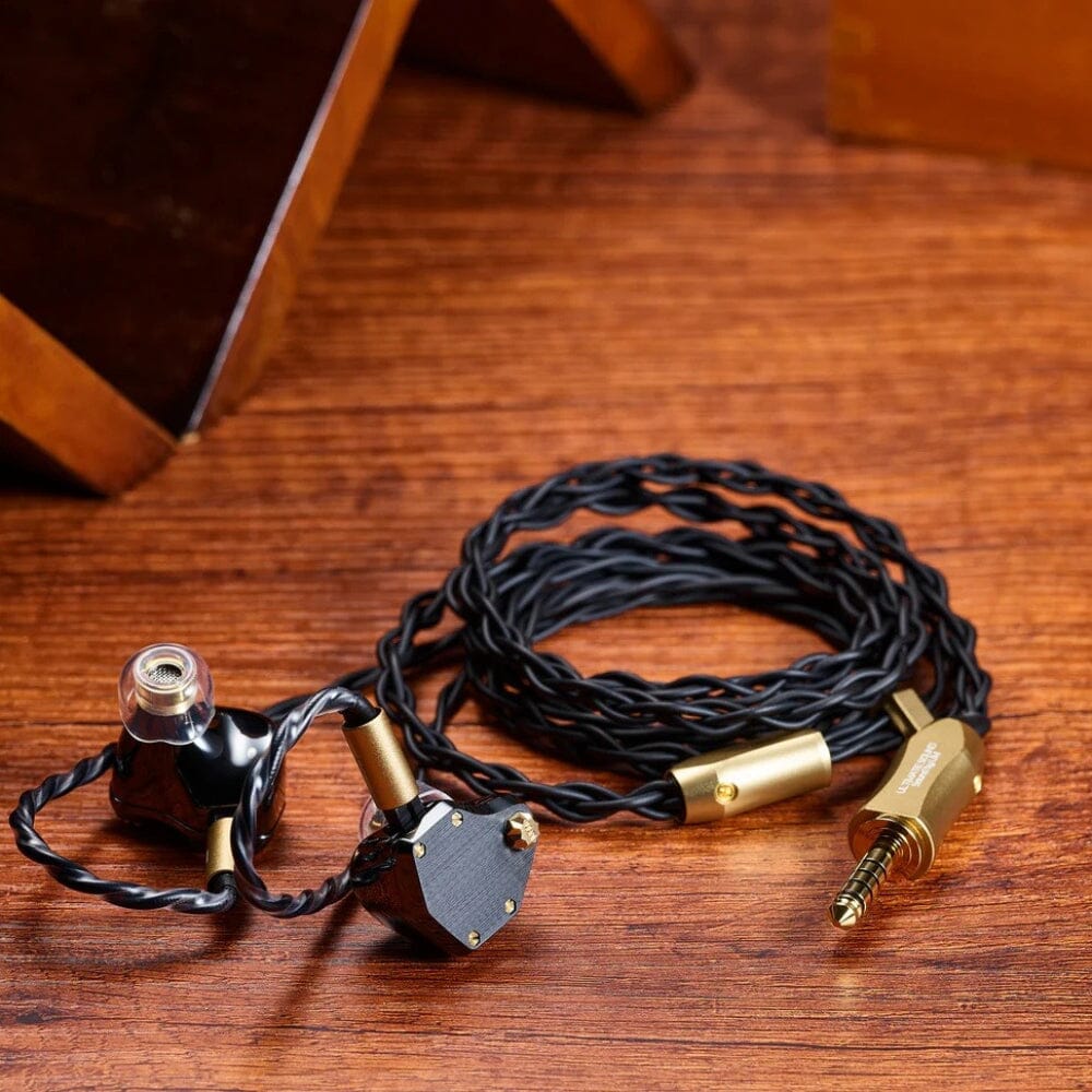 Unique Melody Mest Jet Black 1DD+6BA+2EST+1 PZT Bone Conduction Driver IEMs Unique Melody 