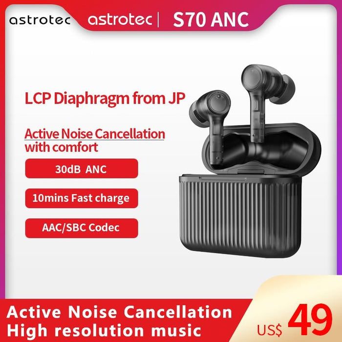 Astrotec S70 Active Noise Cancellation True Wireless Earphone HiFiGo 