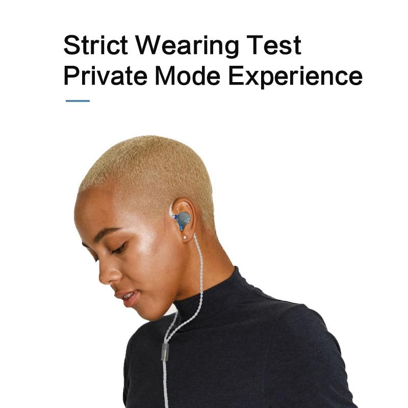 AUDIOSENSE DT100 Knowles Single Balanced Armature Earphones IEMs HiFiGo 