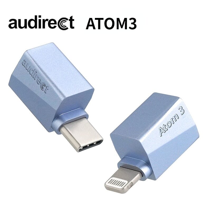 Audirect ATOM3 ESS9280 AC Pro Portable DAC Headphone Amplifier With Type-C / Lightning Headphone AMP DAC HiFiGo 