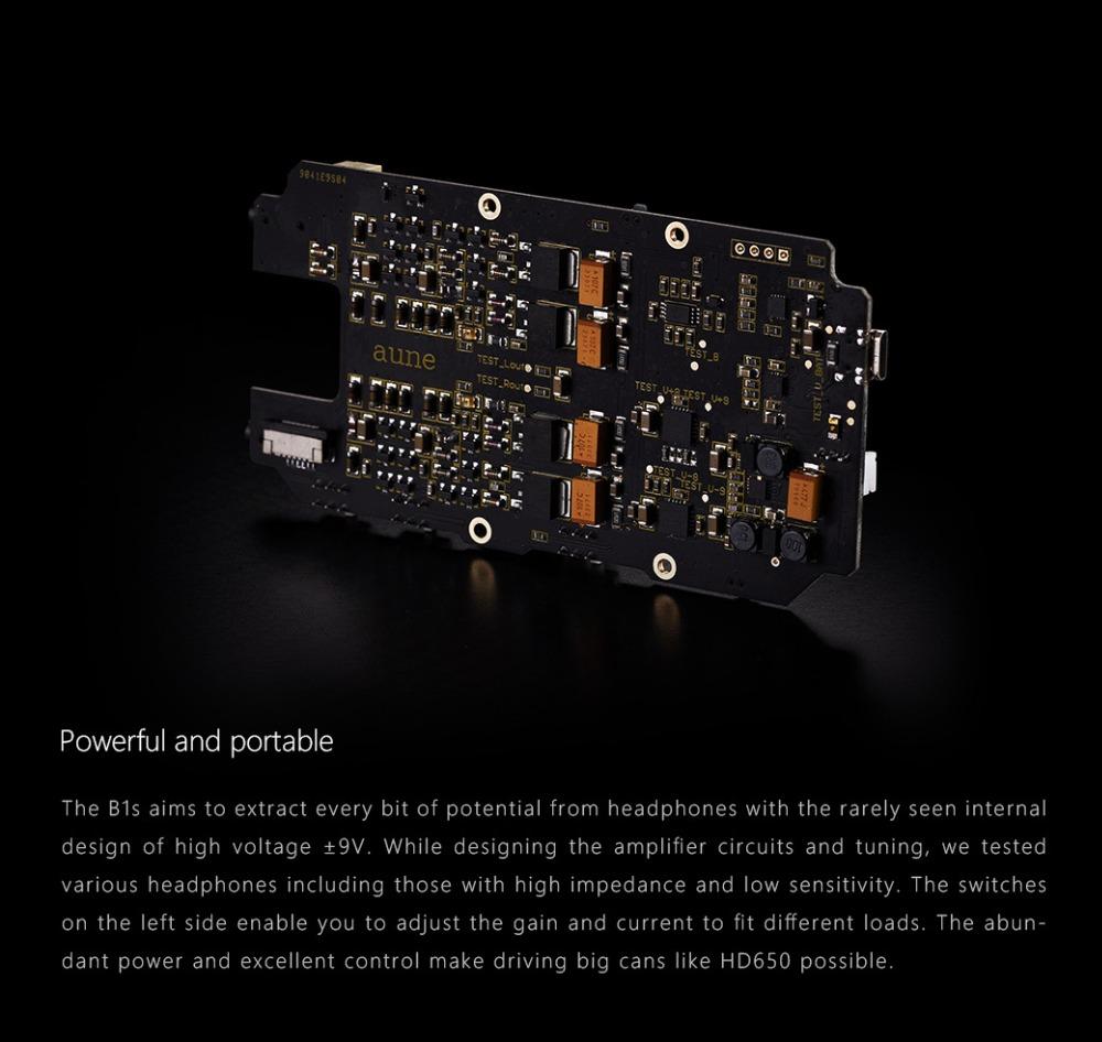 AUNE B1S Hifi Portable DSD Headphone Amplifier Class A Fully Discrete HiFiGo 