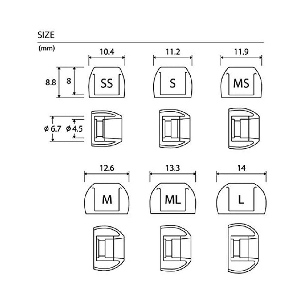 Azla SednaEarfit Series Silicon Eartips HiFiGo 