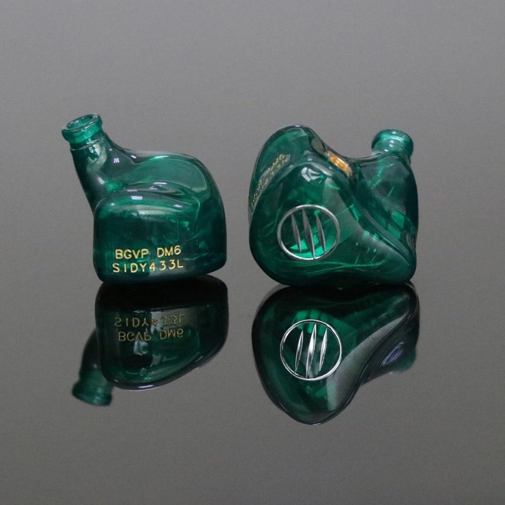 BGVP DM6 5BA In-Ear Earbuds Earphone MMCX Audiophile HiFi Monitor Support Costomized HiFiGo 