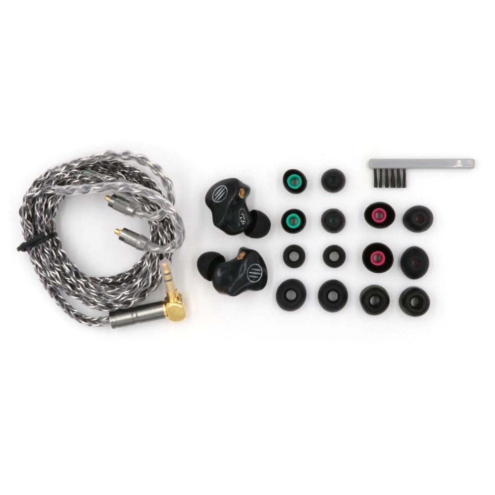 BGVP DM6 5BA In-Ear Earbuds Earphone MMCX Audiophile HiFi Monitor Support Costomized HiFiGo 