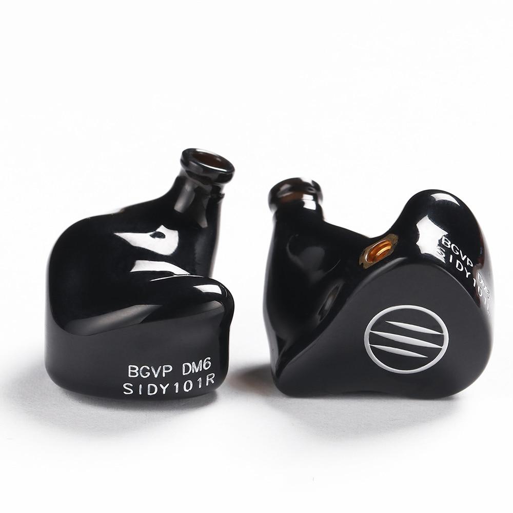 BGVP DM6 5BA In-Ear Earbuds Earphone MMCX Audiophile HiFi Monitor Support Costomized HiFiGo 