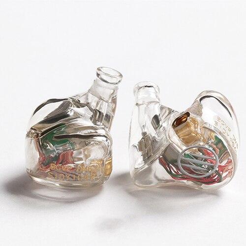 BGVP DM6 5BA In-Ear Earbuds Earphone MMCX Audiophile HiFi Monitor Support Costomized HiFiGo CT01-Clear 