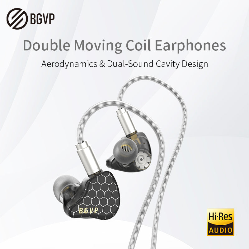 BGVP Scale Pro 1DD + 1BA Hybrid Driver In-Ear Monitors HiFiGo 