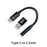 BGVP T01s Dac Decoding Audio HiFi Earphone Amplifier USB Type-C To 2.5/3.5/4.4 / Lightning To 3.5 HiFiGo Type-C To 2.5 Black 