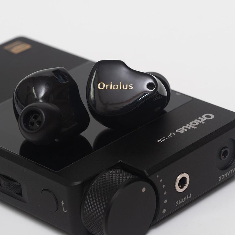 Black Oriolus Earphone Denmark Sonion BA Driver +10mm Custom Dynamic HiFiGo 